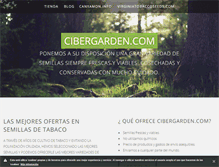 Tablet Screenshot of cibergarden.com